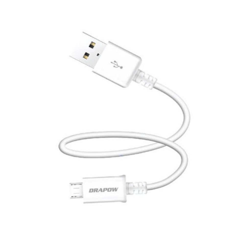 Cáp sạc usb 25cm chân micro Drapow M06 chính hãng Cáp sạc usb 25cm chân micro Drapow M06 - Thiết kế ngoại quan thực tế chính hãng tại Hiếu Tạp Hóa