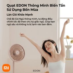 Quạt cây 10 cánh XIAOMI Edon E909C, tăng giảm chiều cao, gập gọn, động cơ BLDC…