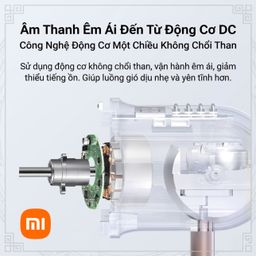 Quạt cây 10 cánh XIAOMI Edon E909C, tăng giảm chiều cao, gập gọn, động cơ BLDC…