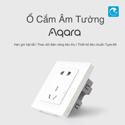 Ổ điện âm tường thông minh # Xiaomi Aqara smart wall socket - white QBCZ11LM