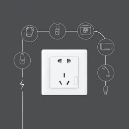 Ổ điện âm tường thông minh # Xiaomi Aqara smart wall socket - white QBCZ11LM