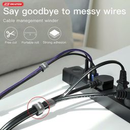 Dây dính cố định cáp Drapow dài 11cm và 3 mét