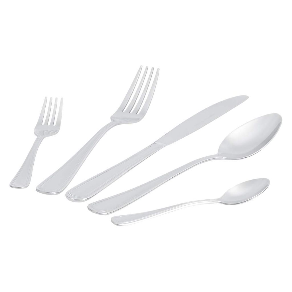 Bộ dao, thìa, dĩa 20 món chính hãng Amazon Basics Model: B07WJMXVXZ - Ảnh 3