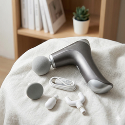 Súng Massage Tensum Nir 9, sạc Type-C , 4 đầu massage đa năng