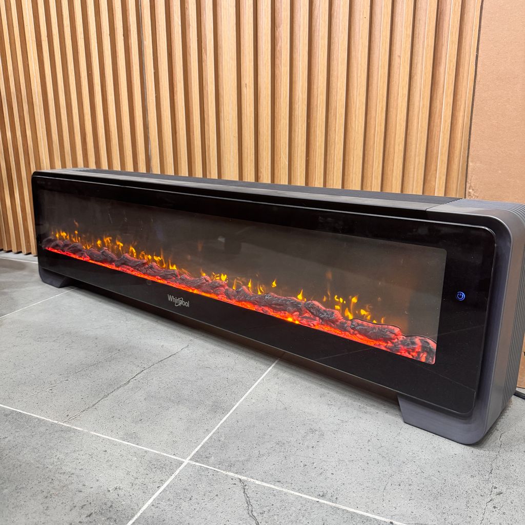 Máy sưởi Whirlpool (Mỹ), công nghệ sưởi Graphene ko đốt Oxy, màn hình than củi, dài 1.3m, 2200W - Ảnh 3