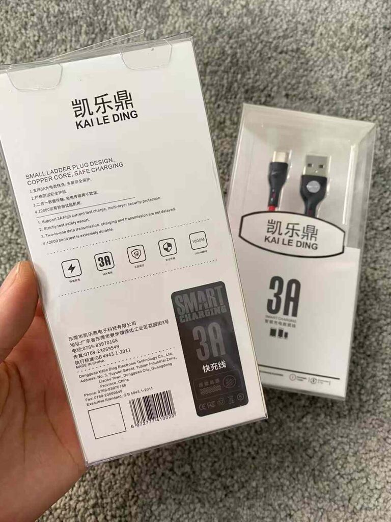 Cáp Sạc Nhanh 3A hãng Kai Le Ding -  iPhone/ Type-C / Micro - Ảnh 2