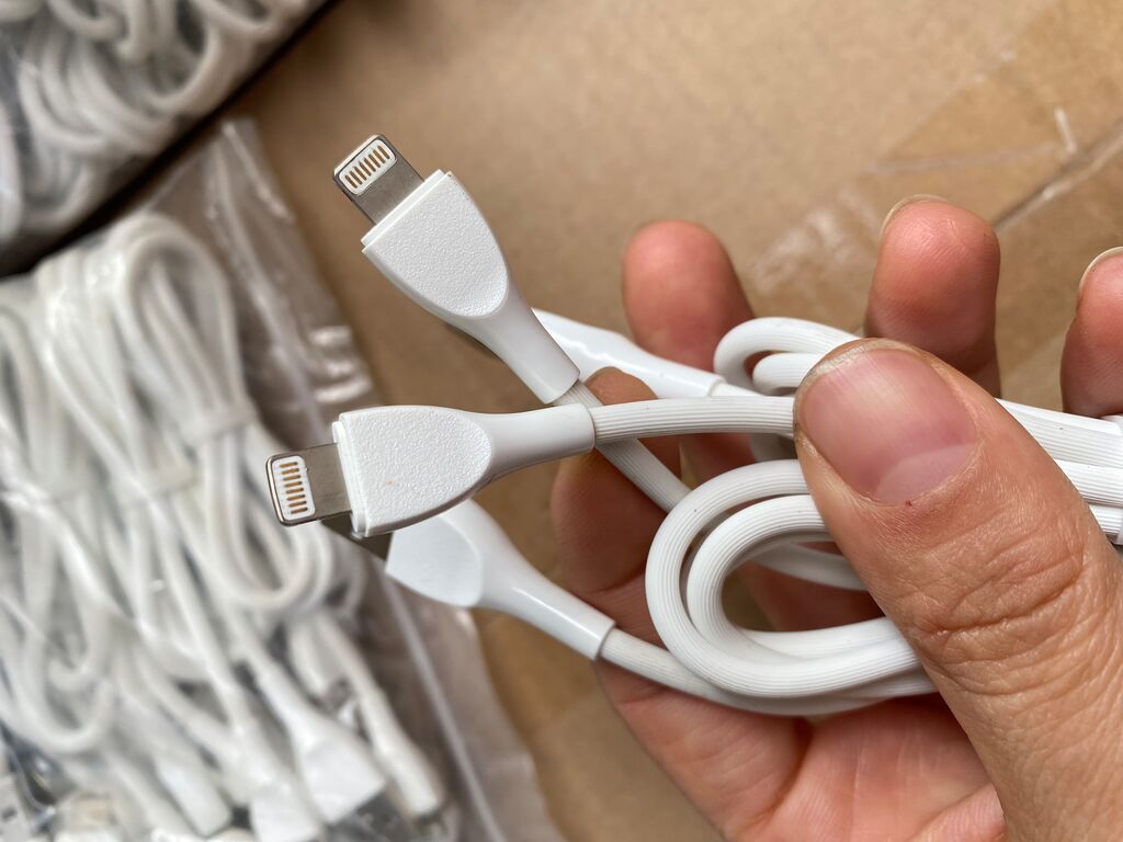 Cáp sạc iPhone Lightning - ko hộp, ko logo , hàng nhà máy, chưa vệ sinh - Ảnh 3