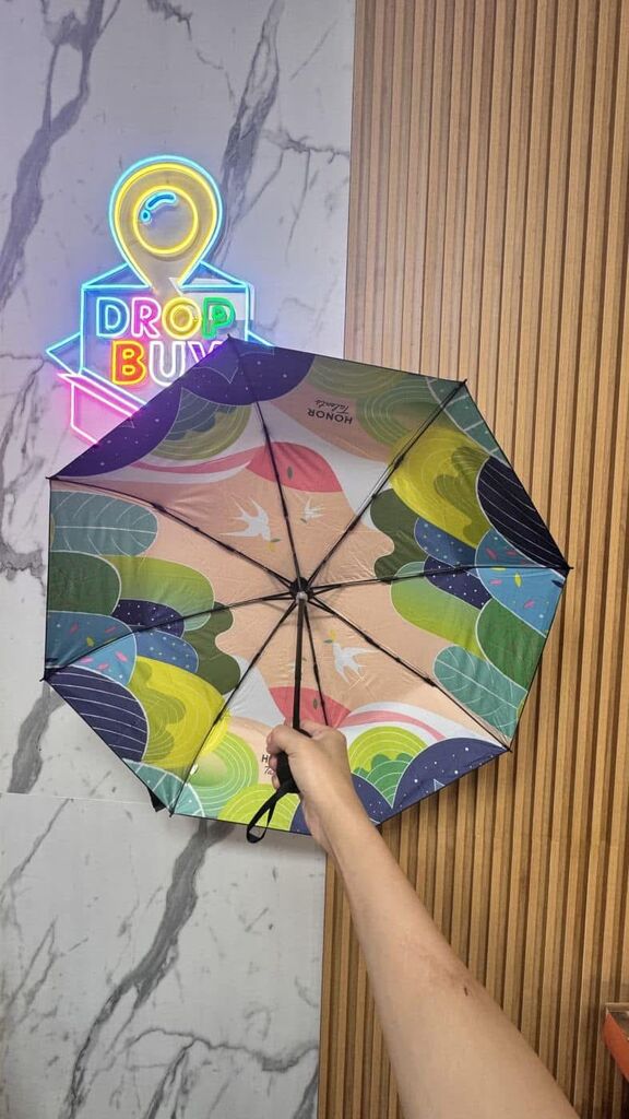 Bộ hộp quà tặng Honor HUAWEI - Ô dù , Túi vải , Quạt điện cầm tay - Ảnh 3