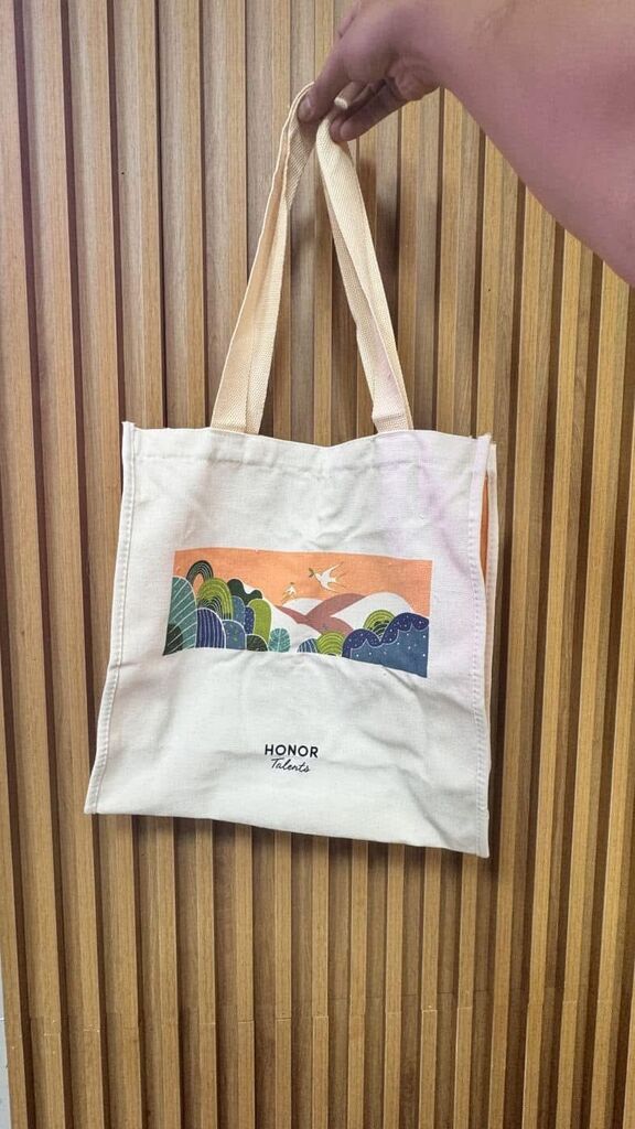 Bộ hộp quà tặng Honor HUAWEI - Ô dù , Túi vải , Quạt điện cầm tay - Ảnh 5