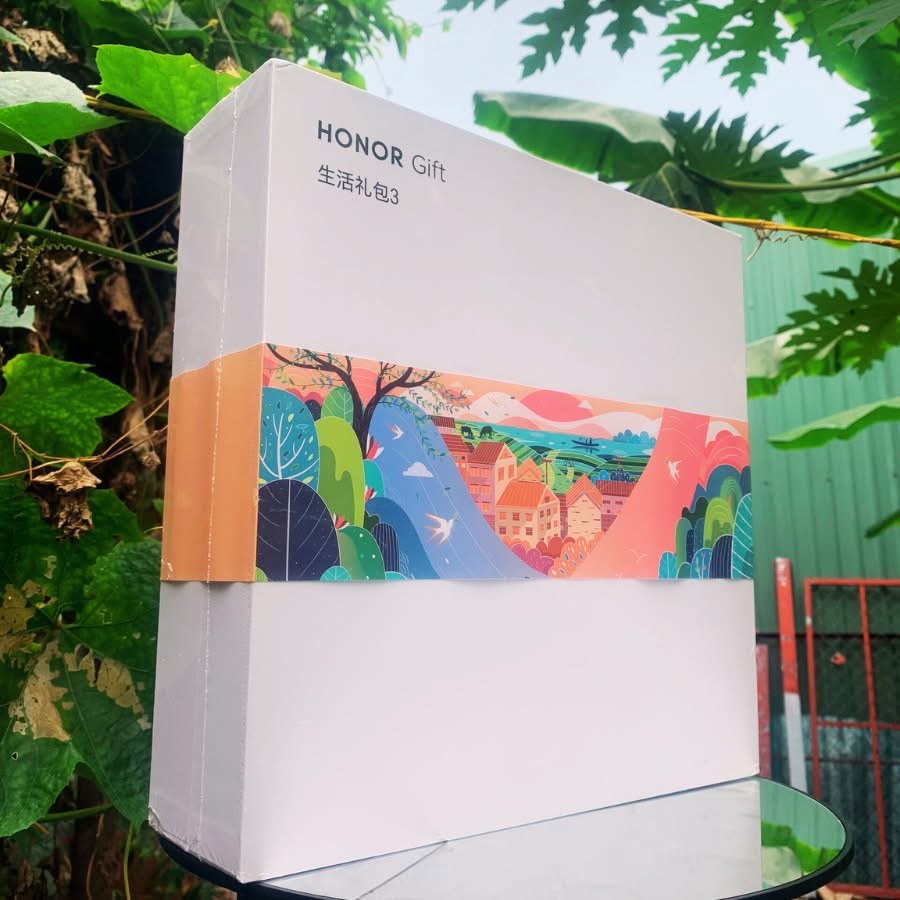 Bộ hộp quà tặng Honor HUAWEI - Ô dù , Túi vải , Quạt điện cầm tay - Ảnh 6