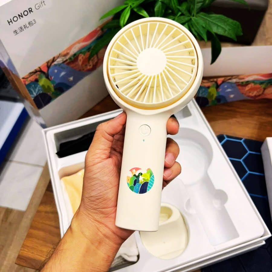 Bộ hộp quà tặng Honor HUAWEI - Ô dù , Túi vải , Quạt điện cầm tay - Ảnh 7