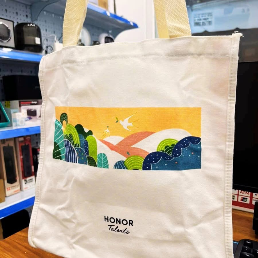 Bộ hộp quà tặng Honor HUAWEI - Ô dù , Túi vải , Quạt điện cầm tay - Ảnh 10