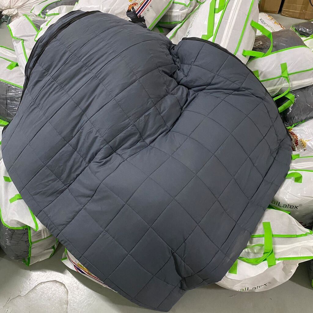 Chăn trọng lực đôi Hushblanket Royal Latex 100% Polyester, chăn đôi cỡ lớn 200x230cm, nặng ~12kg - Ảnh 7