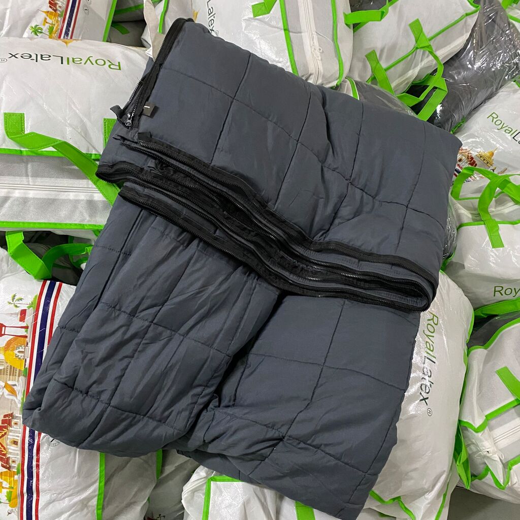 Chăn trọng lực đôi Hushblanket Royal Latex 100% Polyester, chăn đôi cỡ lớn 200x230cm, nặng ~12kg - Ảnh 9