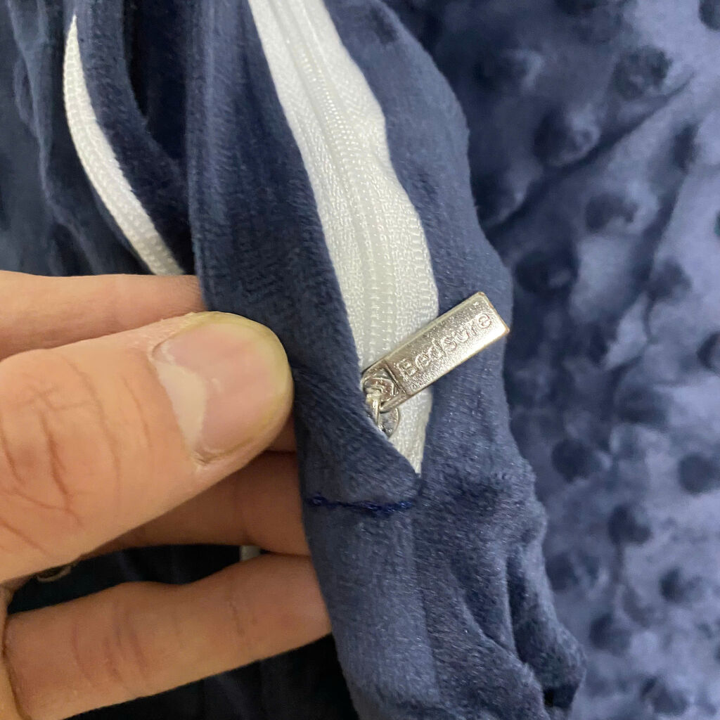 Chăn trọng lực Bedsure (Canada), chăn 2 lớp, ruột chăn rời, mã X002HYM9RP, KT 104x152cm nặng 4.6kg - Ảnh 4