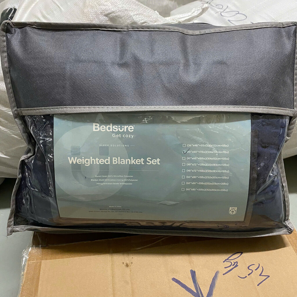 Chăn trọng lực Bedsure (Canada), chăn 2 lớp, ruột chăn rời, mã X002HYM9RP, KT 104x152cm nặng 4.6kg - Ảnh 6