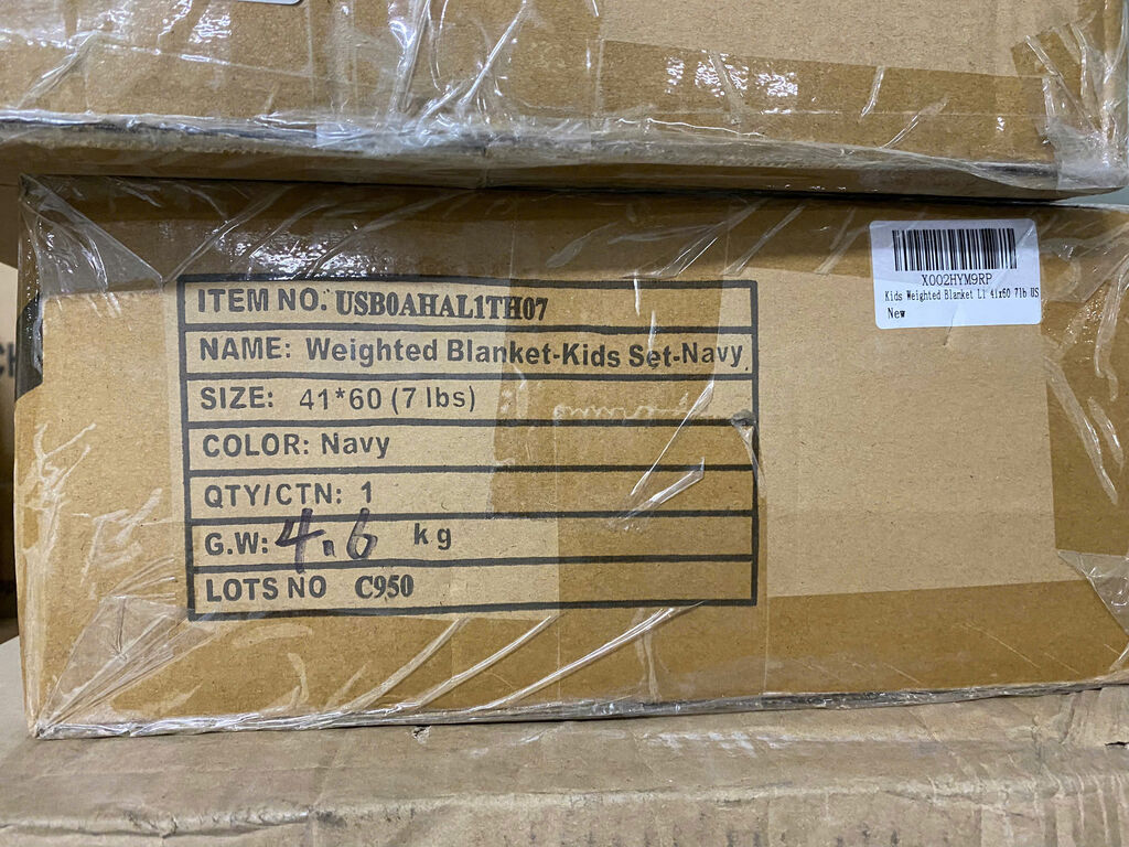 Chăn trọng lực Bedsure (Canada), chăn 2 lớp, ruột chăn rời, mã X002HYM9RP, KT 104x152cm nặng 4.6kg - Ảnh 8