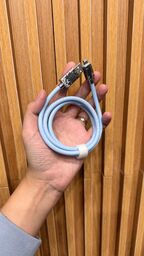 Cáp sạc BVVLEIS dây béo, có đủ Lightning / Type-C, màu ngẫu nhiên.