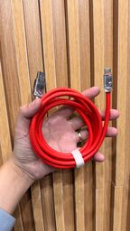 Cáp sạc BVVLEIS dây béo, có đủ Lightning / Type-C, màu ngẫu nhiên.