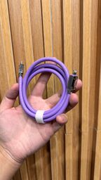 Cáp sạc BVVLEIS dây béo, có đủ Lightning / Type-C, màu ngẫu nhiên.