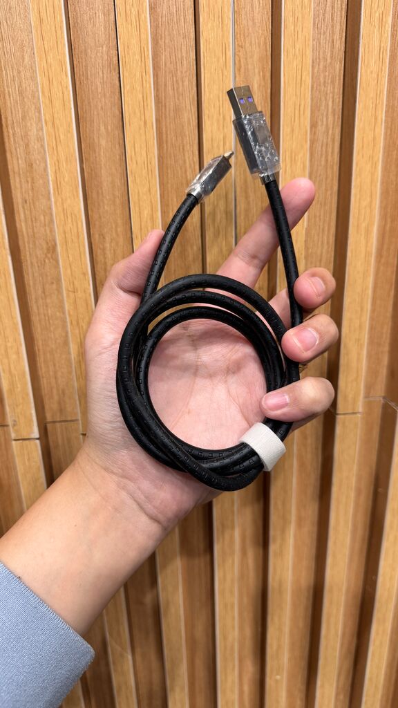 Cáp sạc BVVLEIS dây béo, có đủ Lightning / Type-C, màu ngẫu nhiên. - Ảnh 8