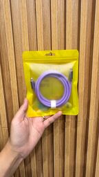 Cáp sạc BVVLEIS dây béo, có đủ Lightning / Type-C, màu ngẫu nhiên.