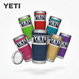 Ly giữ nhiệt YETI 20oz / 600ml Rambler Tumbler - mẫu cao - giao màu ngẫu nhiên