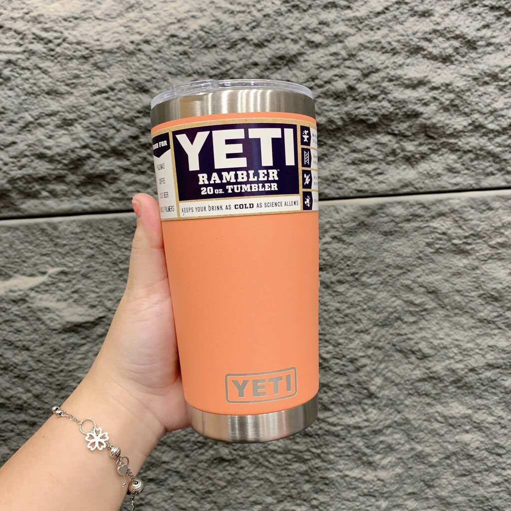 Ly giữ nhiệt YETI 20oz / 600ml Rambler Tumbler - Fake - mẫu cao - giao màu ngẫu nhiên  - Ảnh 4