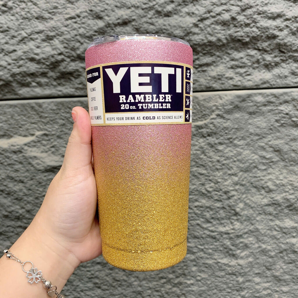 Ly giữ nhiệt YETI 20oz / 600ml Rambler Tumbler - Fake - mẫu cao - giao màu ngẫu nhiên  - Ảnh 5