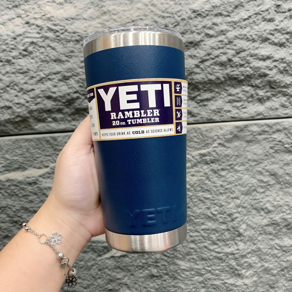 Ly giữ nhiệt YETI 20oz / 600ml Rambler Tumbler - Fake - mẫu cao - giao màu ngẫu nhiên