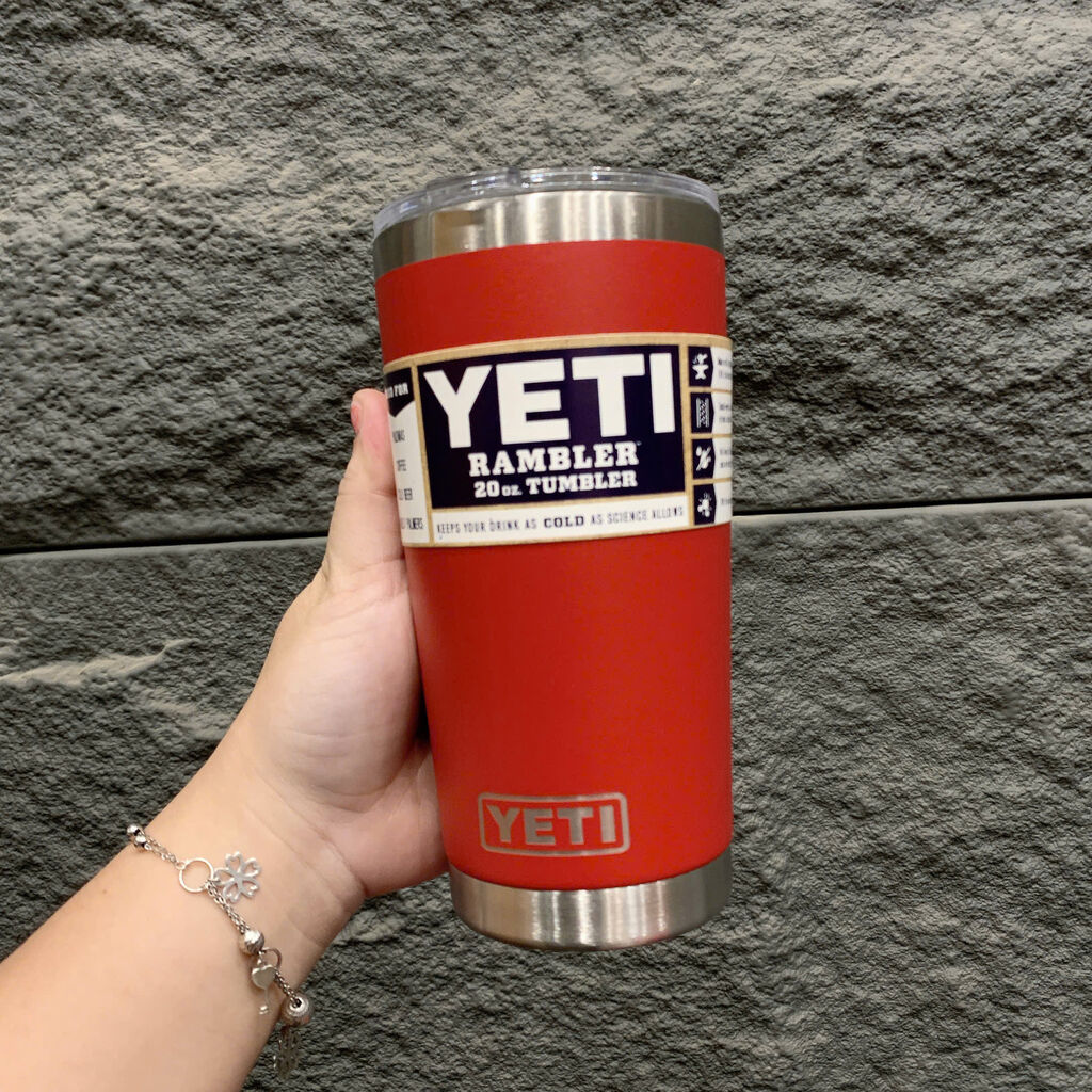 Ly giữ nhiệt YETI 20oz / 600ml Rambler Tumbler - Fake - mẫu cao - giao màu ngẫu nhiên  - Ảnh 9