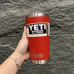 Ly giữ nhiệt YETI 20oz / 600ml Rambler Tumbler - mẫu cao - giao màu ngẫu nhiên