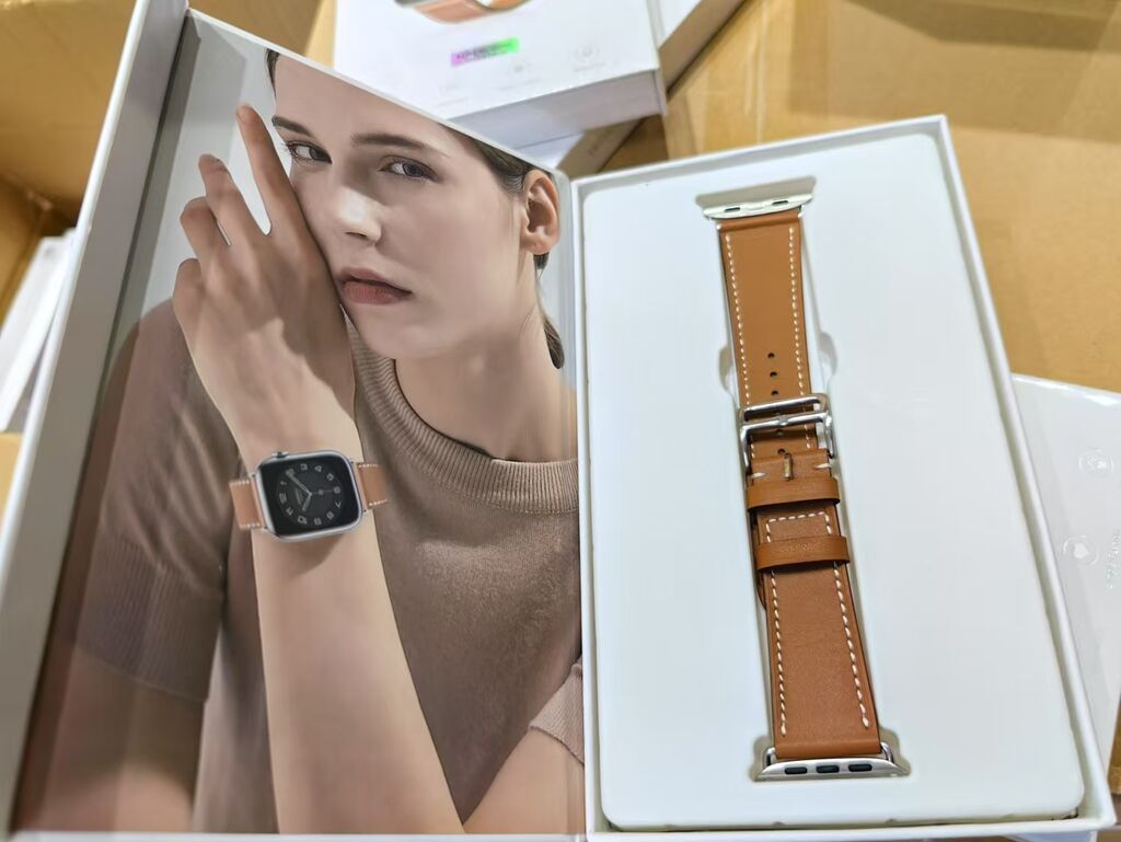 Dây da thật Apple Watch hãng WiWU Attelage dùng chung cho Apple Watch 42/44/45/49mm series 1-8/SE - Ảnh 9