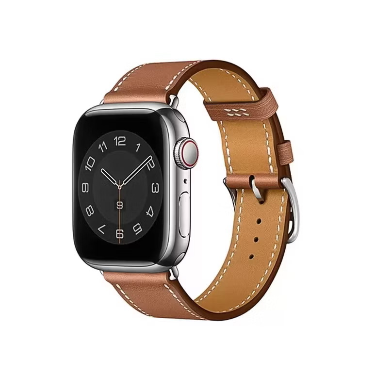 Dây da thật Apple Watch hãng WiWU Attelage dùng chung cho Apple Watch 42/44/45/49mm series 1-8/SE - Ảnh 3