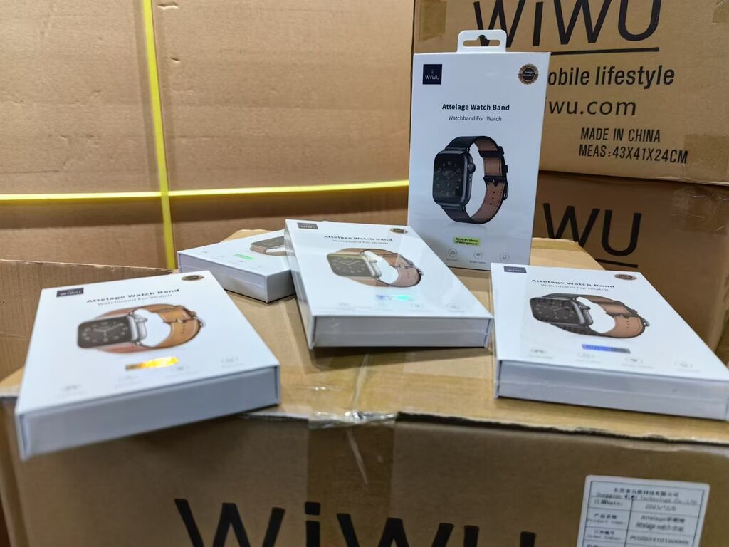 Dây da thật Apple Watch hãng WiWU Attelage dùng chung cho Apple Watch 42/44/45/49mm series 1-8/SE - Ảnh 6