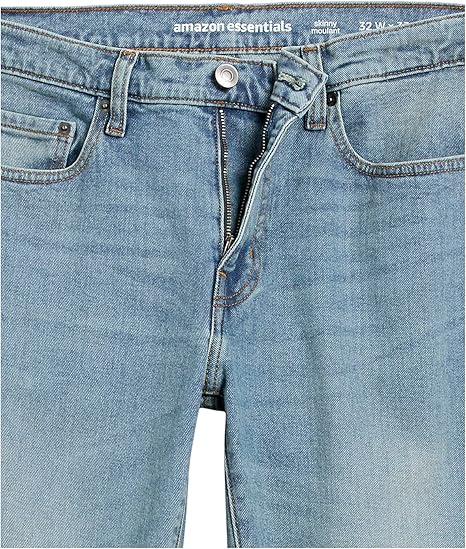 Quần bò Nam Skinny-Fit Amazon Essentials - B07BJKR9TB - Size 38W - 30L (Mỹ) - Ảnh 6