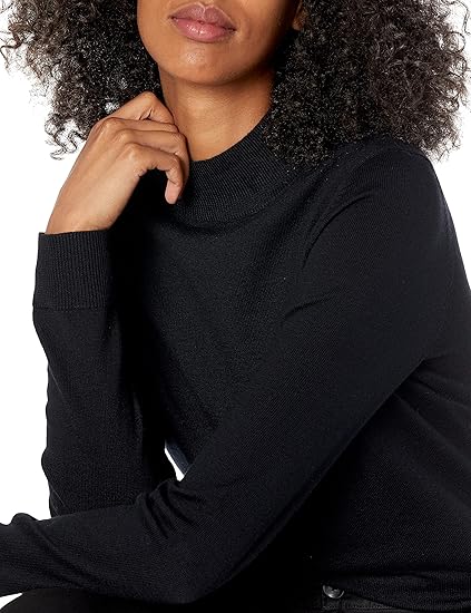 Áo len Nữ cổ lọ mỏng nhẹ Amazon Essentials - size S (Mỹ) B07QC4FTFQ