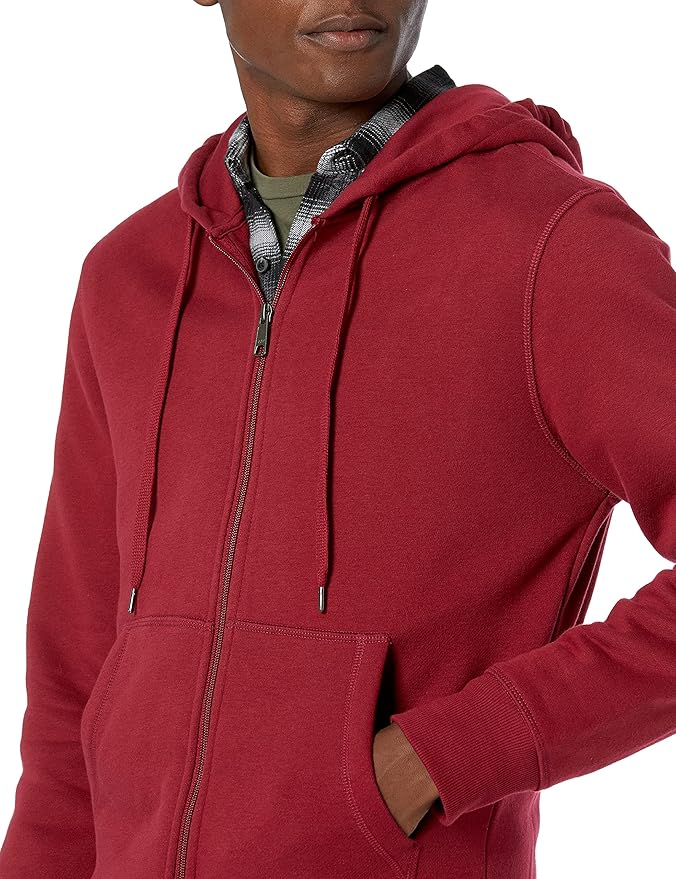 Áo hoodie Nam Full-Zip Amazon Essentials - size M Mỹ  (XL Việt Nam) B075JNL9SN