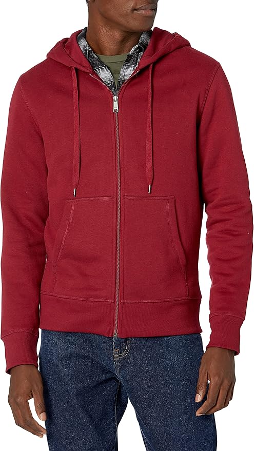 Áo hoodie Nam Full-Zip Amazon Essentials - size M Mỹ  (XL Việt Nam) B075JNL9SN - Ảnh 2