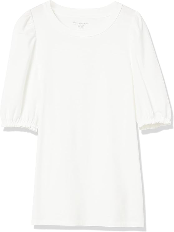 Áo thun Nữ cộc tay bồng vai (size S Mỹ) Amazon Essentials dành cho nữ B08P4N8FL7 - Ảnh 6