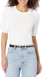 Áo thun Nữ cộc tay bồng vai (size S Mỹ) Amazon Essentials dành cho nữ B08P4N8FL7