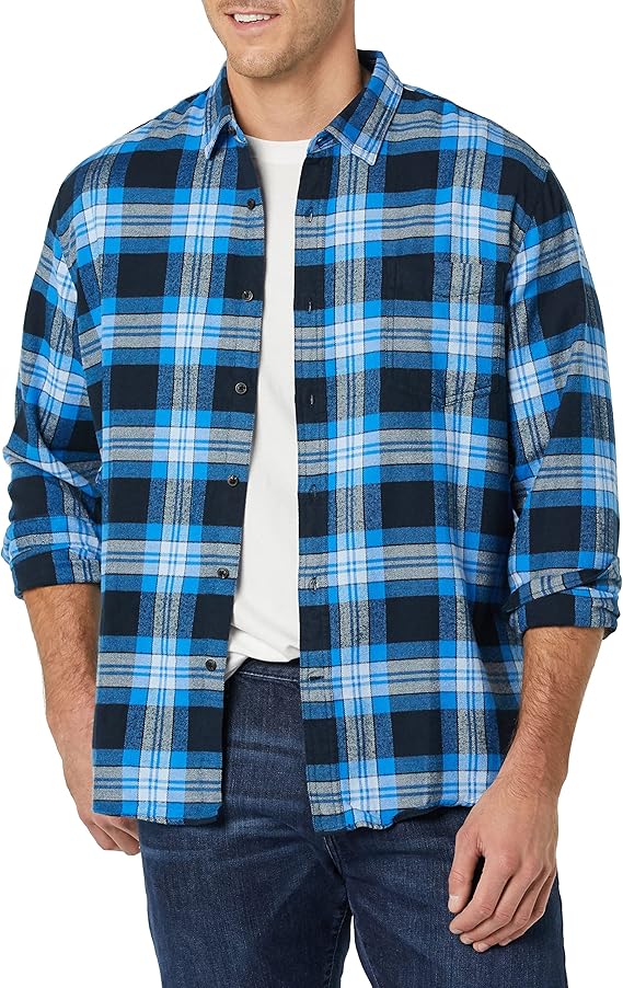 Áo sơ mi nam dài tay Amazon Essentials - (size S Mỹ) M Việt Nam  - B08X5C6RWZ - Ảnh 2