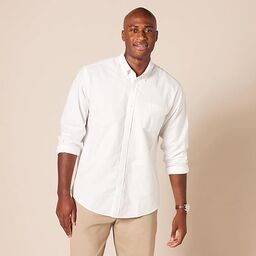 Áo sơ mi Nam Oxford dài tay Amazon Essentials - B07F22HHX8 - size S (Mỹ) - L V…