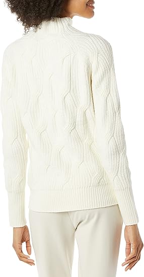 Áo len thừng Nữ Amazon Essentials , cổ 5cm, dệt kim - B08T7JCWNT - size M (Mỹ) - size L Việt Nam  - Ảnh 2