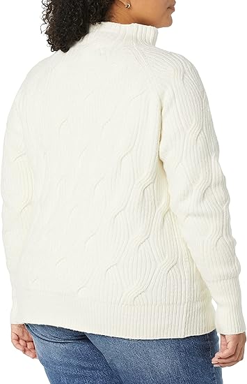 Áo len thừng Nữ Amazon Essentials , cổ 5cm, dệt kim - B08T7JCWNT - size M (Mỹ) - size L Việt Nam  - Ảnh 5