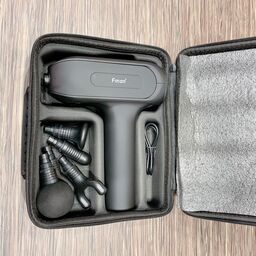 Súng massage cầm tay Fman M72, máy Massage 5 đầu, cổng sạc Type-C, có hộp đựng