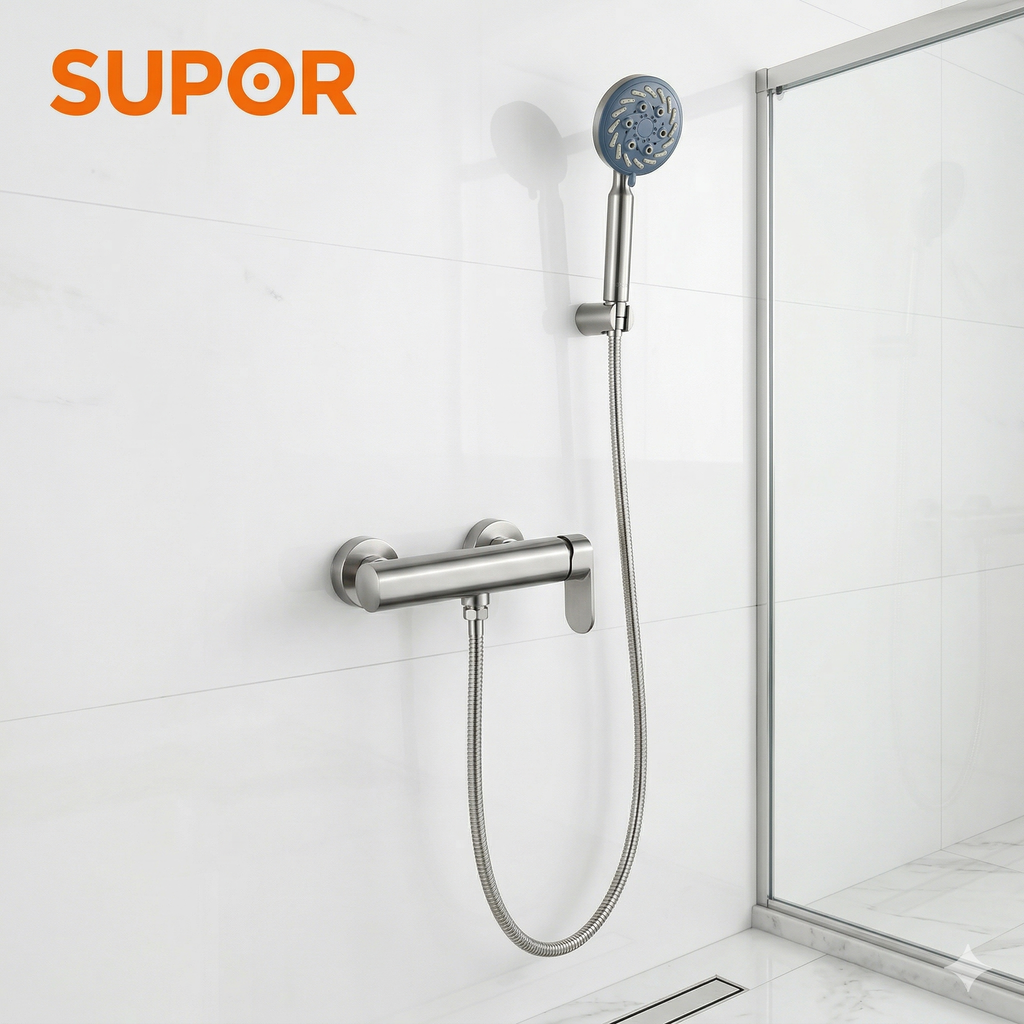 Vòi hoa sen SUPOR 250303-03-LS,  inox 304, bát sen to.