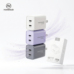 Củ sạc nhanh Hannuci GaN 35W (có PPS, PD ) Sạc nhanh cả iPhone & Samsung. - ko…