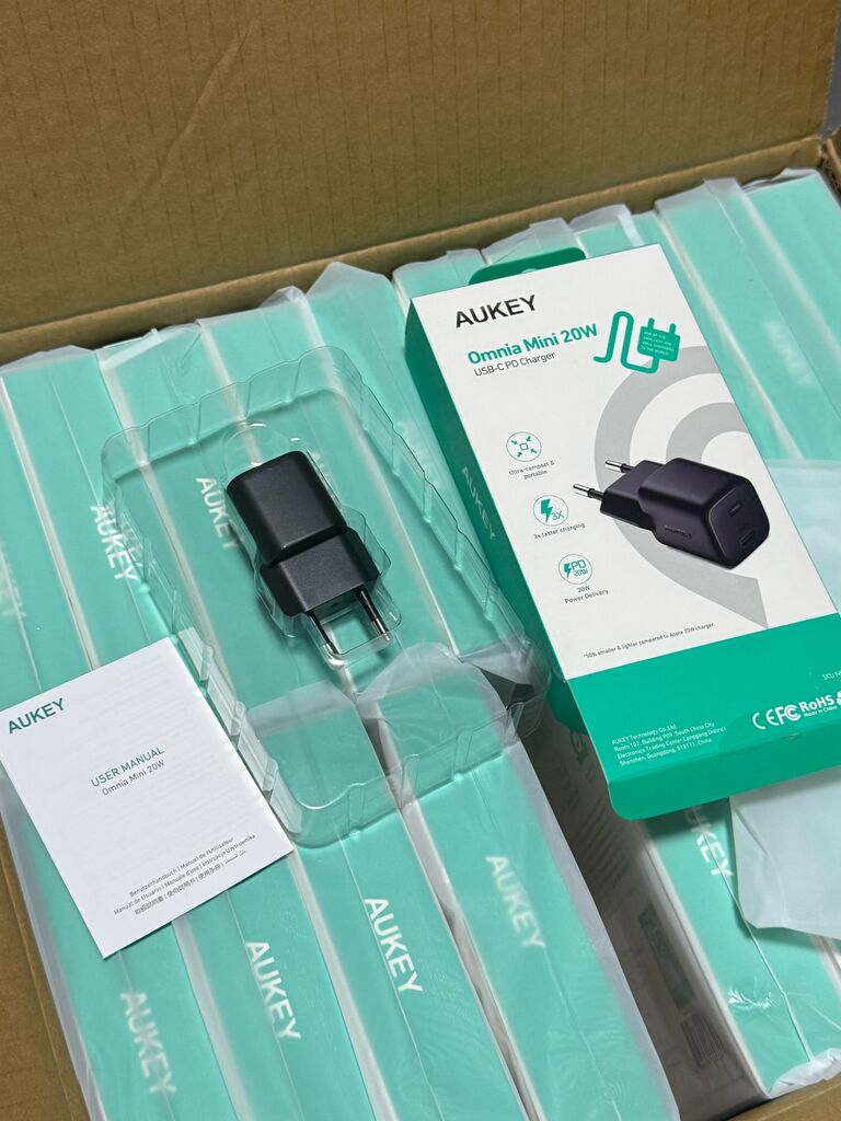 Củ sạc nhanh 20W hãng Aukey Omnia OMNIA USB-C PD PA-B1 (Đen) - Ảnh 4