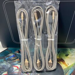 Hộp 2 sợi cáp iPhone Lightning vải dù , độ dài 2m